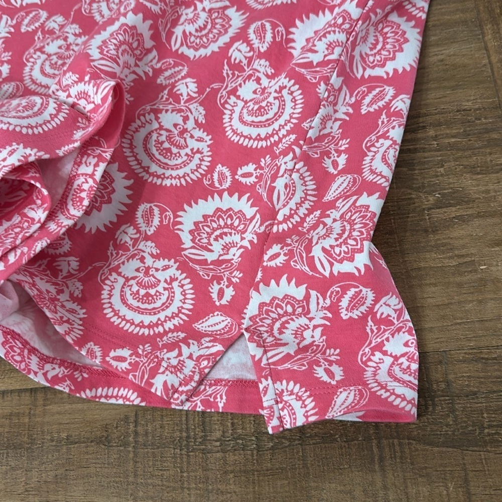Pink Patterned Women's Top - Picture 5 of 8